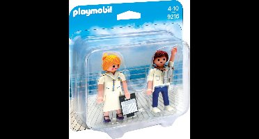 DuoPack Steward en stewardess / PLAYMOBIL Duo Hôte et hôtesse de croisière