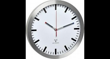 Radiografische wandklok aluminium modern design