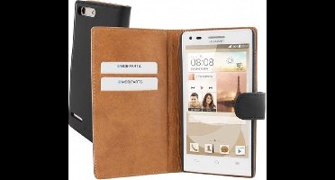 Mobiparts - Zwarte premium booktype hoes - Huawei Ascend G6 4G