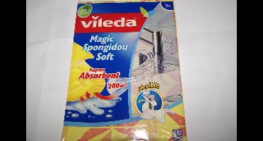 Vileda spongidou 2 pakjes met 3 doekjes