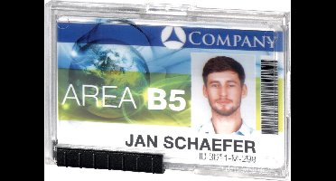 Durable Pushbox Trio transparant, pak van 10 stuks