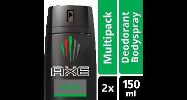 AXE Africa Deodorant - 2 x 150 ml - Voordeelverpakking