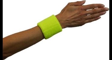 Witbaard Polsbandjes 7 Cm Katoen Geel One-size 2 Stuks