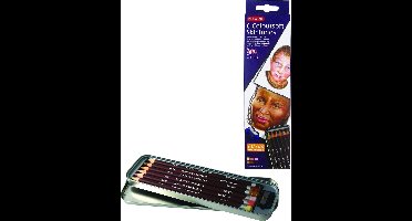 Derwent Coloursoft Potloden in blik 6 stuks