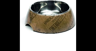 Beeztees Jute - Hondenvoerbak - Melamine/Bamboo - 22x7,5 cm