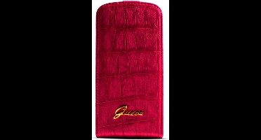 Samsung Galaxy S4 hoesje - Guess - Roze - Kunstleer