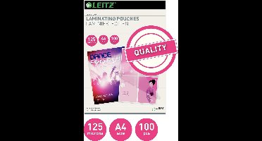 Leitz Lamineerhoezen - A4 - 125 Micron - 100 Stuks