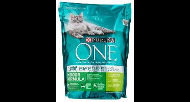 Purina ONE Indoor - Kalkoen/Volkoren Granen - Hondenvoer - 3 x 800g