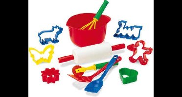 Dantoy 12-delige Bakset Rood