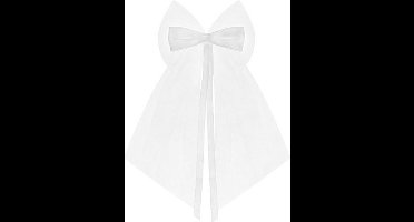 Partydeco - Autostrik Organza Wit (2 stuks)