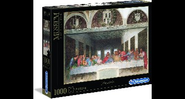 Clementoni - Puzzel - 1000 Stukjes - Leonardo-Cenacolo (Museum) - Puzzel Voor Volwassenen - Art Collection