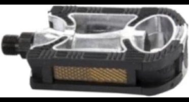 Mirage Tour Platformpedalen Antislip Zwart/zilver 9/16 Inch