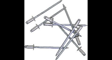 Gesipa Blindklinknagels met Alluminium Cilinderkop Minipack - Lang - 5 mm