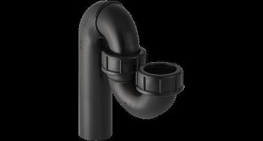 Geberit reukafsluiter PE model S D40x50 zwart