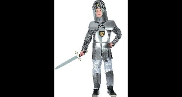 Vegaoo - Ridder in harnas en malienkolder outfit voor jongens