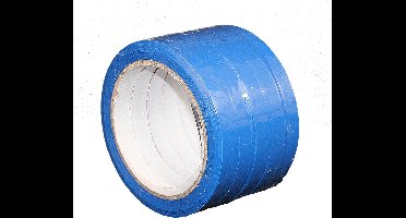 5 rollen - PP tape blauw - 12mm x 66mtr