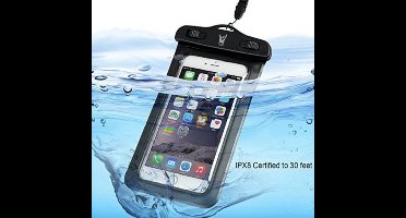 2x Waterdichte Telefoonhoesjes - Waterdicht GSM Smartphone Hoesje tot 10 meter - Waterproof Case Dry Pouch Universeel voor alle Telefoons tot 6