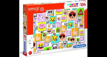 Clementoni Legpuzzel Emoji Junior Karton 104 Stukjes
