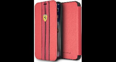 Ferrari Book Cover - Rood - voor iPhone X / Xs