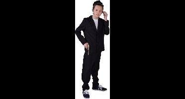 Magic Design Verkleedpak Bodyguard Junior Zwart Maat 116 2-delig