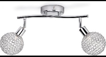 Philips NET Opbouwspot G9 2x Rond Lichtgrijs