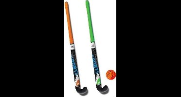 Angel Sports Hockeyset 3-delig Groen/oranje 30 Inch