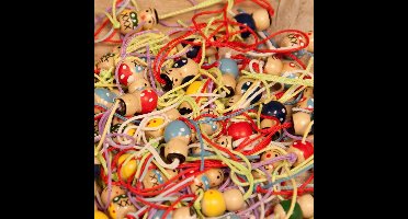 Twisk Gelukspoppetjes - Houten poppetjes in assorti kleuren - 100 stuks