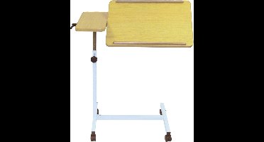 Aidapt Bedtafel - Verrijdbaar & verstelbaar - Wit