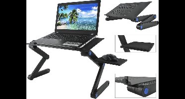 Laptoptafel Met Muismat - Laptop Verhoger Schoottafel - Bed/Schoot Bureau Notebook Standaard - Universeel