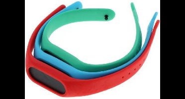 OTB Siliconen bandjes - Xiaomi Mi Band 2 - 3-pack