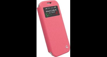 Krusell Malmo Flip Cover View Samsung Galaxy S4 Pink
