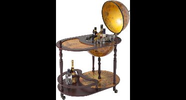 Brulo Wereldbol Globe Globebar Tasman 40 cm