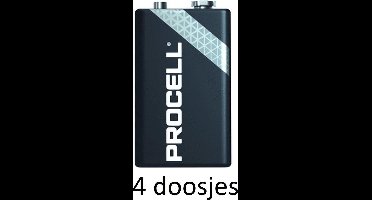 4x  Procell Alkaline 9V/6LR61 10 pack -