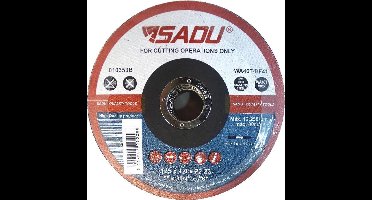 Snijschijf Sadu 115x2,5x22,23 A30R metaal vlak per 25