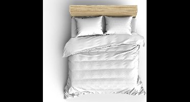 De Witte Lietaer Skyscraper - Dekbedovertrek - Eenpersoons - 140x200/220 cm + 1 kussensloop 60x70 cm - White