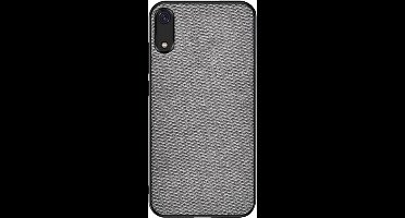 Shop4 - Samsung Galaxy A70 Hoesje - Harde Back Case Denim Grijs