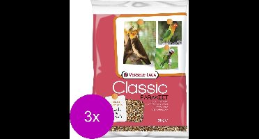 Versele-Laga Classic Grote Parkieten Zonder Hennepzaad - Vogelvoer - 3 x 5 kg