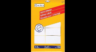 Avery Etiketten Zweckform Adres 95 X 47 Mm Papier Wit 240 Stuks