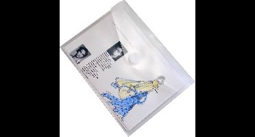 EXXO-HFP #90861 - A6 Documentenmap - Landschap model - Klitsluiting - Kleurloos - 10 stuks (1 pak @ 10 stuks)