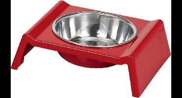 Nobby Voerbak Mister Melamine - Rood - 350 ml