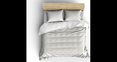 De Witte Lietaer Skyscraper - Dekbedovertrek - Eenpersoons - 140x200/220 cm + 1 kussensloop 60x70 cm - Ivory