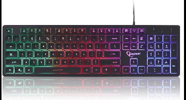 Gembird - Rainbow keyboard - RGB Kleuren - QWERTY ANSI