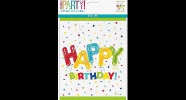 Haza Original Feestzakje Happy Balloon Birthday Wit 8 Stuks