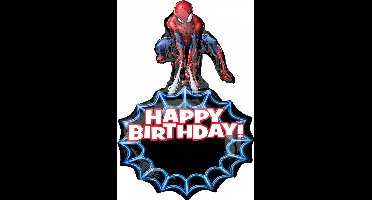 Grote aluminium verjaardagsballon Spiderman™ - Feestdecoratievoorwerp