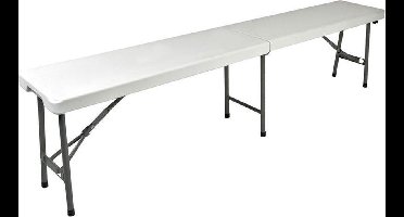 ERRO Tuinbank inklapbaar - Picknickbank - 180cm - wit