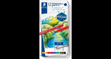 STAEDTLER Design Journey - aquarel kleurpotloden pure colour - etui 12 st