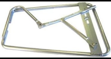 Vwp Bagagedrager Low Rider Aluminium Zilver Set Van 2 Stuks