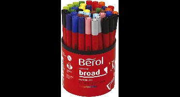 Berol stift, lijndikte: 1,7 mm, d: 10 mm, 42 stuks, diverse kleuren