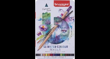 Bruynzeel Expression aquarelpotloden blik 12