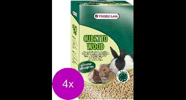 Versele-Laga Cubetto Wood Houtkorrels - Bodembedekking - 4 x 12 l